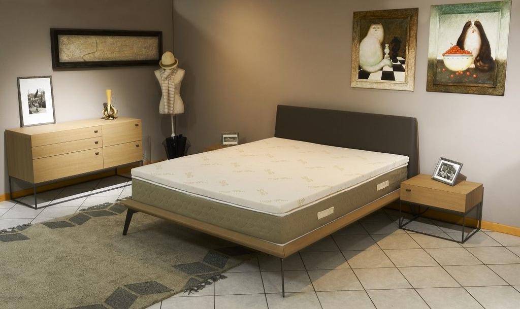 Mattress Topper - Top Comfort - Memory Foam - 140x190 Cm - Removable Cover - Hypoallergenic - Aloe Vera