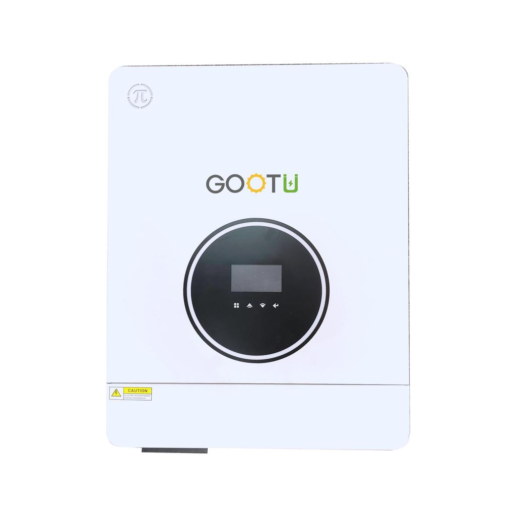 GOOTU 8.2KW Hybrid Solar Inverter Dual Output 48V MPPT 160A Pure Sine Wave On/Off Grid for Home Power Supply
