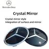 AABIC1 Car Front Grill Logo Light mirror face LED Badge Emblem Luminous Decorative Light For Mercedes Benz W167 GLC GLE CLS 2020-2023