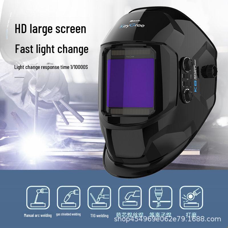 Head-Mounted Flip-Up Welding Mask for Arc Welding - Anti-Glare Protection