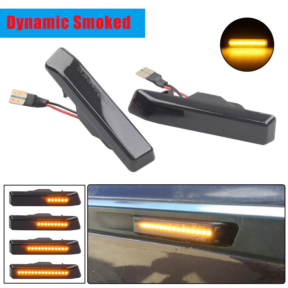 LED Dynamic Flowing Turn Signal Light Side Marker Blinker Lamp For BMW E36 M3 Facelift 1997-1999 X5 E53 1999-2006 Car Styling
