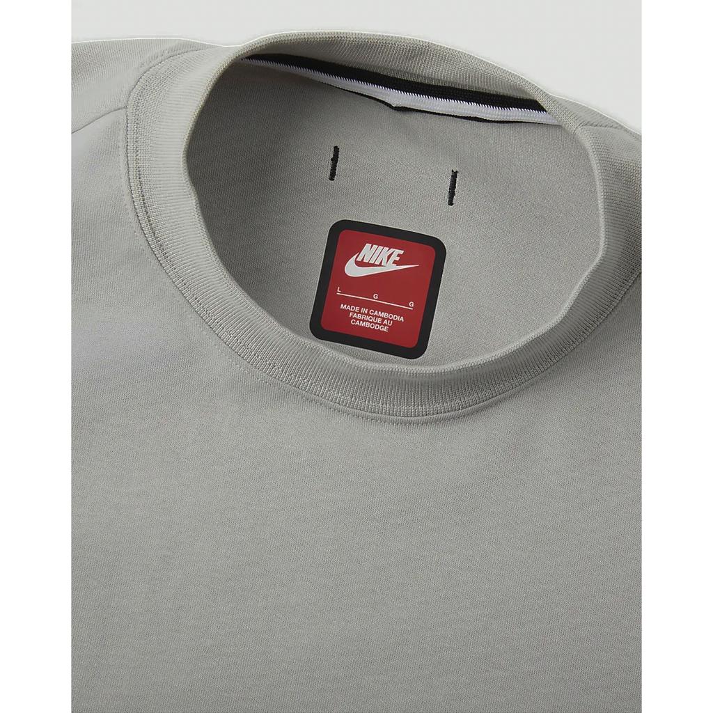 Новая футболка Nike Sportswear Tech Fleece Мужская Светло-железная руда Серая FB8166-012