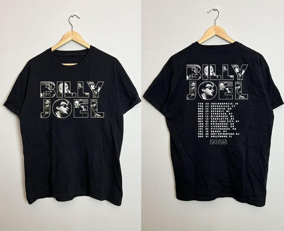 New Billy Joel In Concert 2025 Gift For Fans Unisex All Size T-Shirt CA59 Unisex T-Shirt