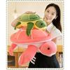 Adorable Green Turtle Plush Pillow Ultra-soft Pp Cotton Stuffed Animal Toy For Kids