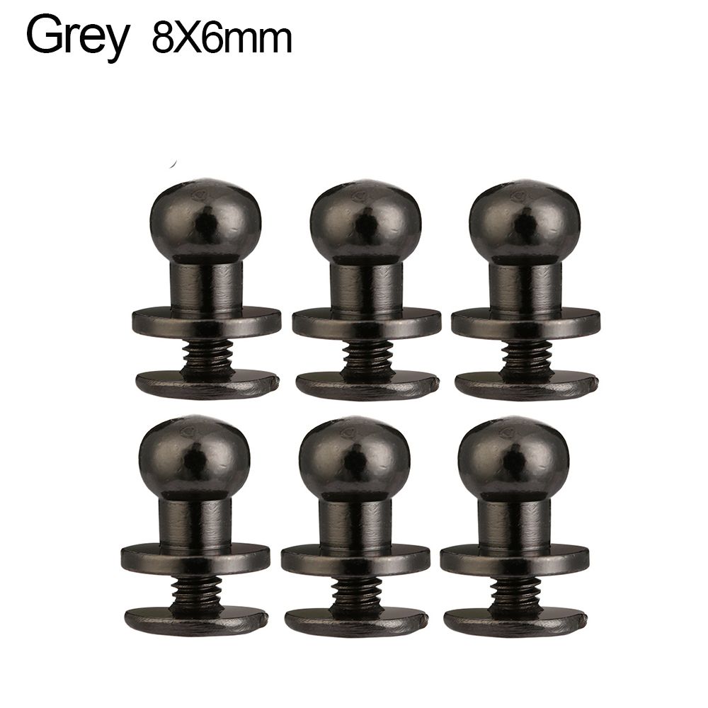 10pcs DIY Brass Nail Hat Bag Leather Craft Clothes/Bag/Shoes Monk Head Screws Garment Rivets
