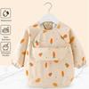 Adjustable Toddler Long Sleeve Apron Soft Baby Rice Pocket Smock Child Feeding Bib  Meal Eating