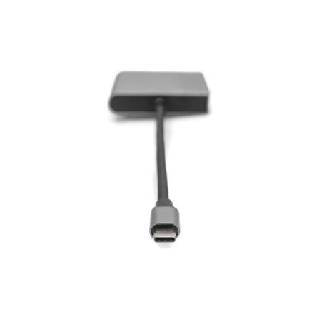 Digitus Video Adapter Cable | 19-pin HDMI Type-A | Female | 24-pin USB-C | Male | Space Gray