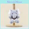 Plush Elephant Blue Toy With Pp Cotton Filling Soft Short Fur For Kids Idea Gift