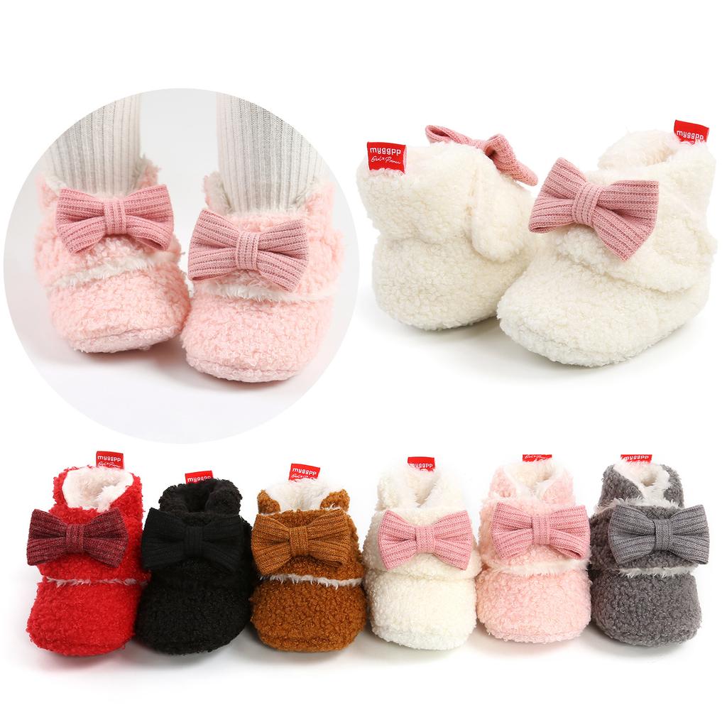MYGGPP Autumn and Winter Baby Boots Baby Cotton Shoes Baby Shoes Toddler Shoes Warm Shoes
