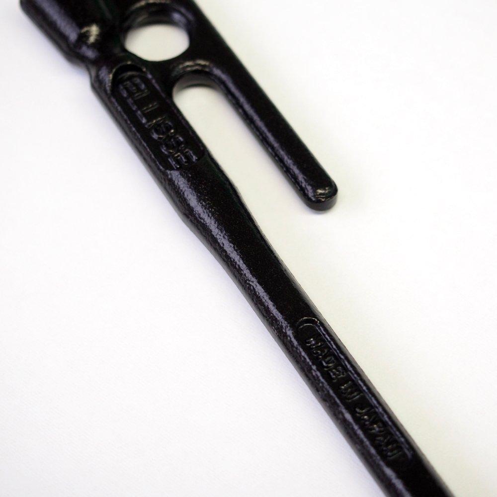 ELLISSE Кованый колышек Elisse Stake 28 см с катионным гальваническим покрытием, набор из 8 шт. MK-280K, сделано в Японии