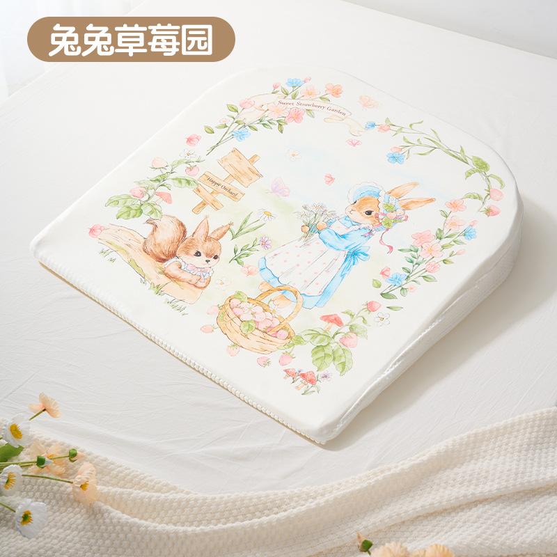 Newborn Baby Anti-Spit-Up Slope Cushion, Baby Anti-Choking Breastfeeding Pillow, Anti-Milk Overflow Spine Protector, Nursing Tool