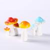 1pc Miniature Statue Great Attractive Desktop Ornament Creative Decorative Vivid Mushroom Statue for Home Adornos Para Casa