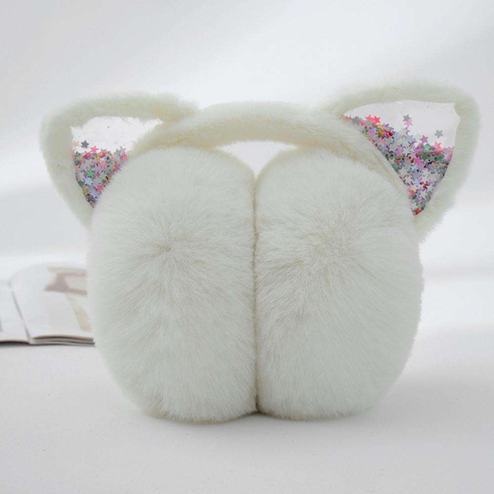Soft & Warm Ear Warmers Foldable Ear Covers Outdoor Animal Earmuffs for Kids Girls