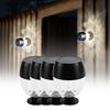 4Pcs Warm Light Solar Garden Light Cute Outdoor Sidewalk Light LED Solar Wall Light  Villa