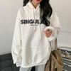 Женский свитер с капюшоном, свободный, осенне-зимний, корейская версия нового женского студенческого топа, женская одежда