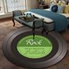 Doormat Vinyl Record Pattren Household Anti-Slip Home Decor Carpet Floor Mat Music Record Rug