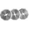 Wolfride Rotary Cutter Replacement Blades, 41mm Diameter, for Electric Scissors, Replacement Rotary Blades, Perforated Rotary, Decagonal, Rotating Cut