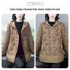 Plus Size Loose Print Hooded Sweatshirt for Mature Middle-Aged Women 2025 Spring/Summer Collection