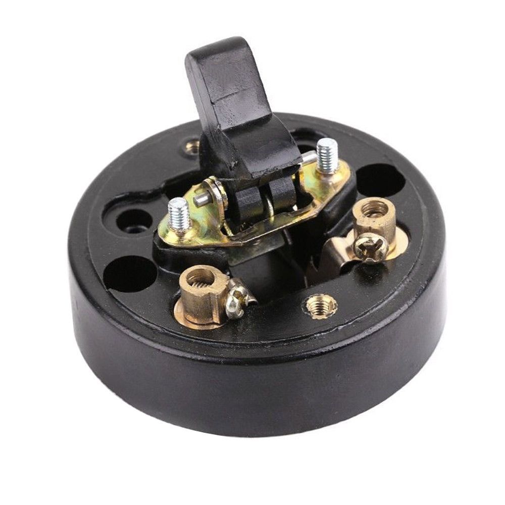 Retro 6A Old-fashioned Mounted Wall Single-control Switch Toggle Switch Button Switch Light