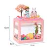 DIY Aquarium for Kids Handmade Toy Small Fish Tank Desktop Decoration Micro Blocks Ornament Christmas & Birthday Gift