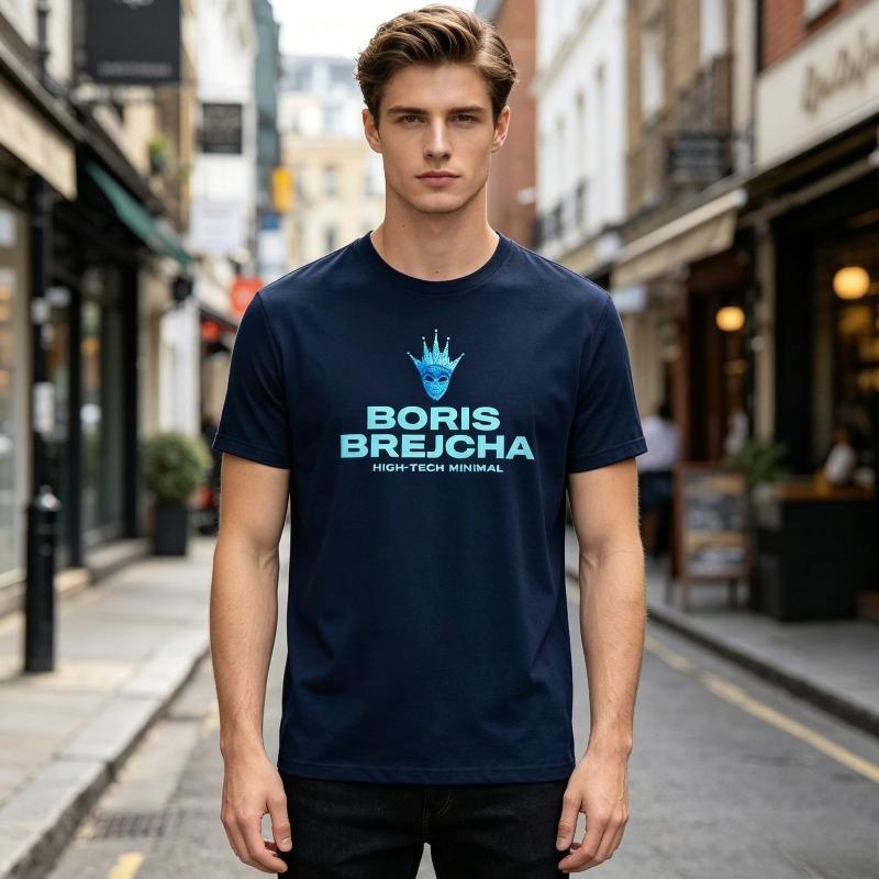 Boris Brejcha Inspired T Shirt Techno Music Fans Gift Sleeve Casual Tee Tops for Men Women Hip Hop Streetwear Multiple Colors