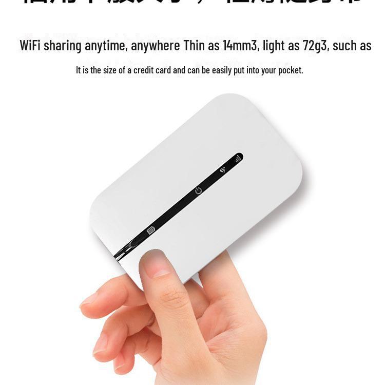 Портативный Wi-Fi-маршрутизатор 4G LTE: Мобильная точка доступа с поддержкой SIM-карты для автомобиля и путешествий