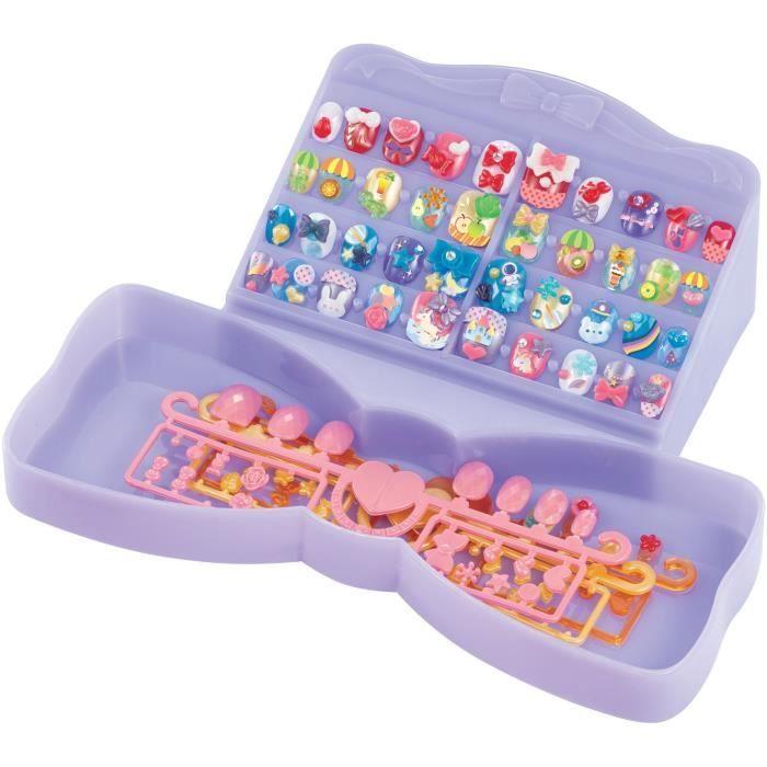 Manicure Set - AQUABEADS - My Nail Studio To Decorate - Safety and Autonomy, Magic Powder