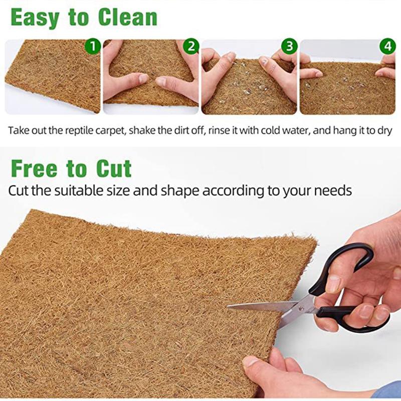 6/10 шт. Моющиеся подстилки для гнезд из натурального волокна для компостирования кур, несушек, ящики для гнездования кур, подстилка для курятников