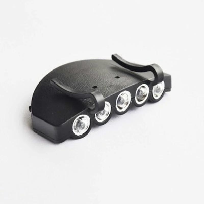 5 LED Cap Hat Head Fishing Camping Bike Night Light  Equipment (not Include The Cap)   Tools