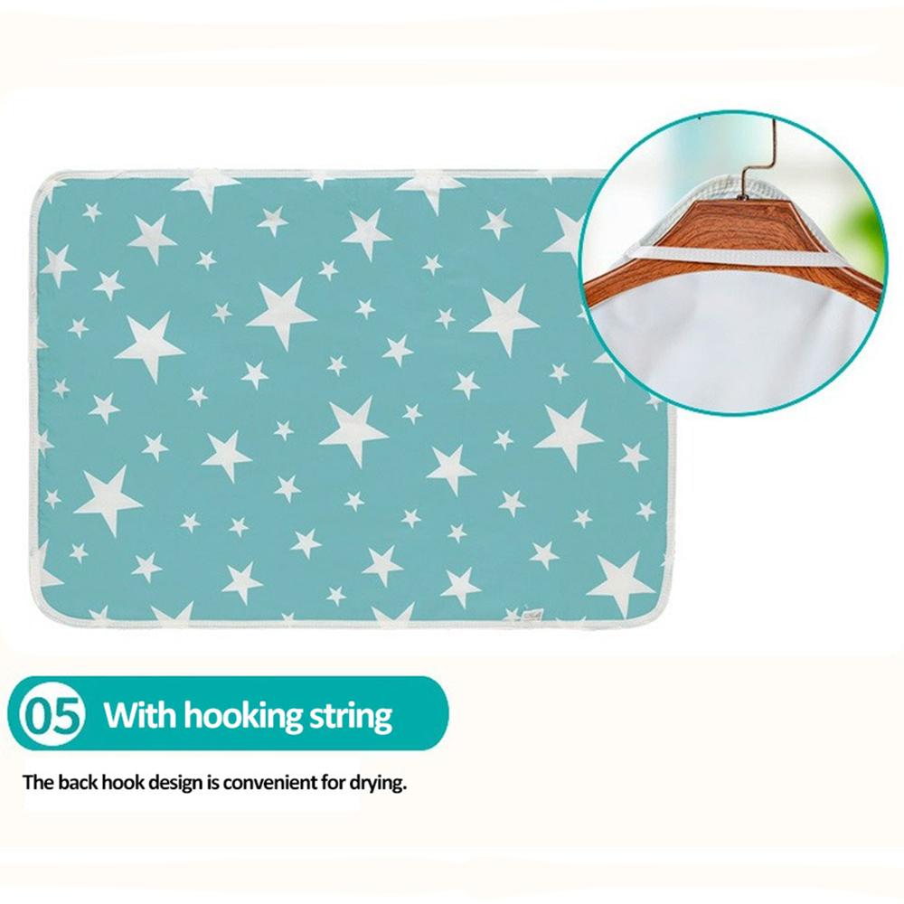 50*70 см коврик для пеленания детских подгузников портативный складной моющийся водонепроницаемый матрас дорожный коврик напольные коврики подушка многоразовый чехол для коврика