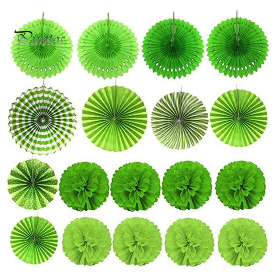 1 комплект, комплект для украшения вечеринки, красочные бумажные вееры с цветами, помпоны, баннеры, карнавальные украшения для дня рождения, праздника, фиесты