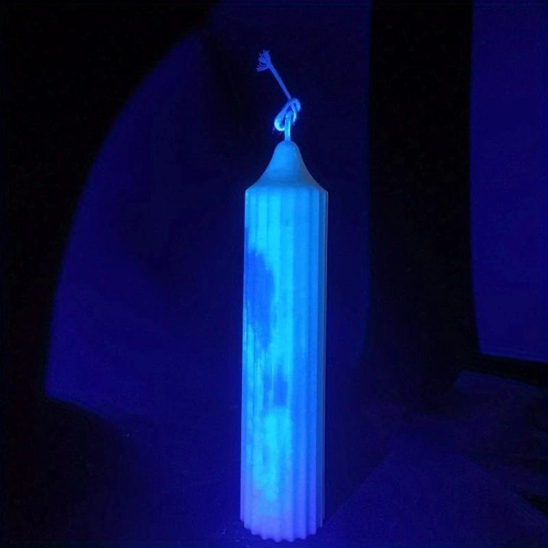 1 упаковка низкотемпературной свечи, высокояркостный люминесцентный порошок, люминесцентный пигмент, материал для заливки свечей DIY