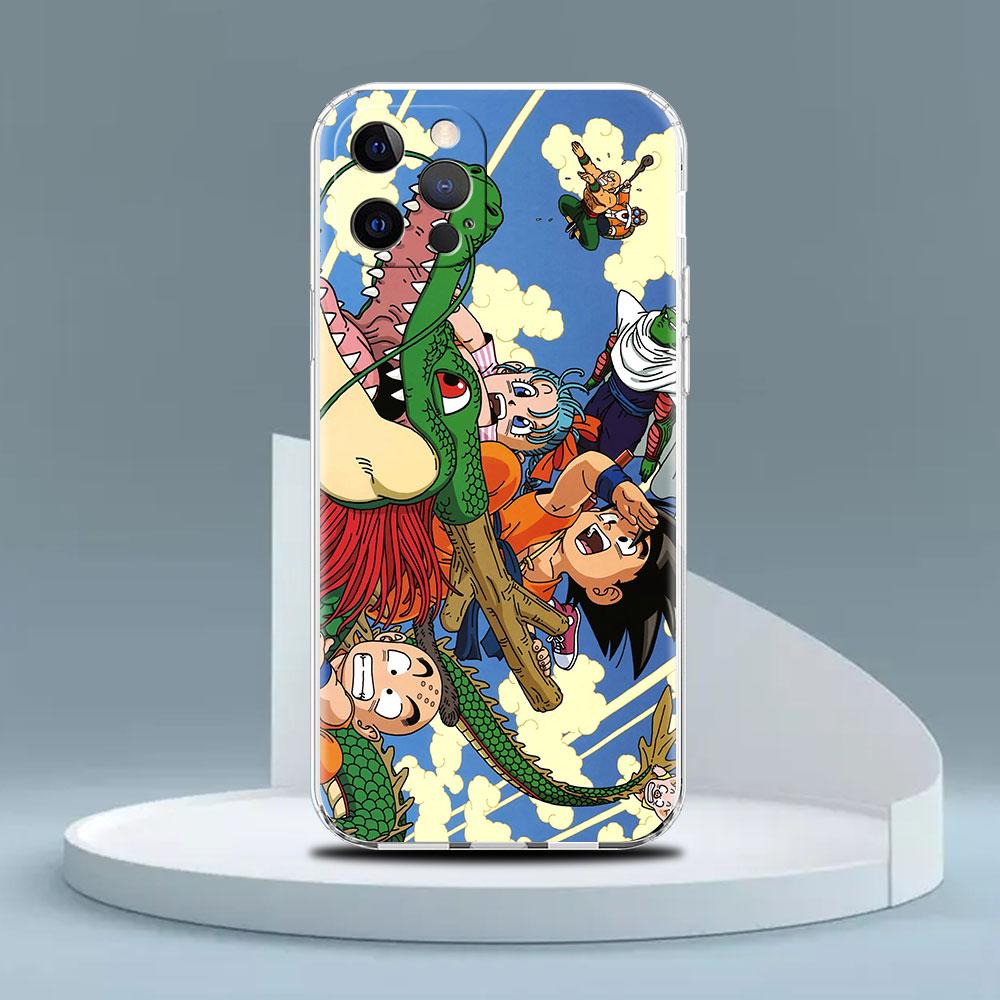 Прозрачный чехол Dragon-Ball для Apple iPhone 14 11 13 12 Pro 7 8 Plus XR X XS Max 6 6S 14Pro силиконовый чехол для телефона