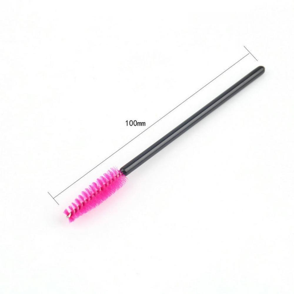 50pcs Mini Beauty Cosmetic Lip Disposable Eyelash Brushes Mascara Wands