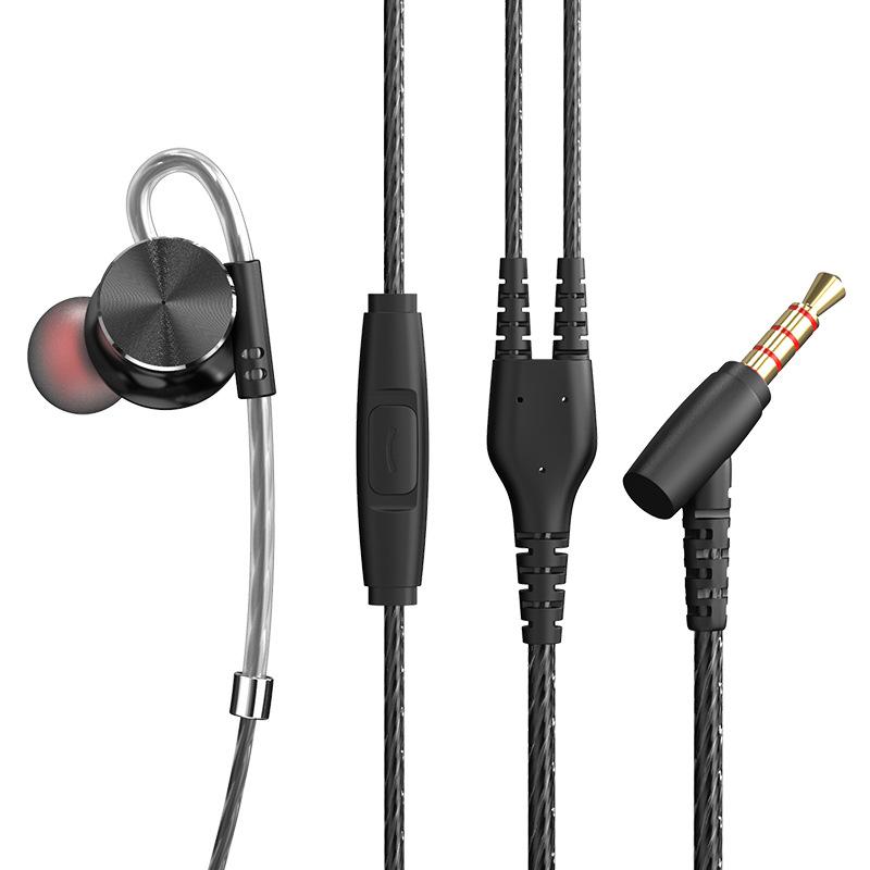W3 Metal Magnetic Sports Mobile Wired Ultra -heavy Bass In Ear Headphones