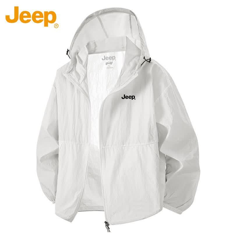 JEEP Men's Ice Silk UPF100+ Sun Protection Quick-Dry Hoodie