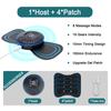 Electric EMS Neck Massager Mini Cervical Back Muscle Pain Relief Patch Stimulator Massageador Mat Portable Gel Pad Stickers Slim