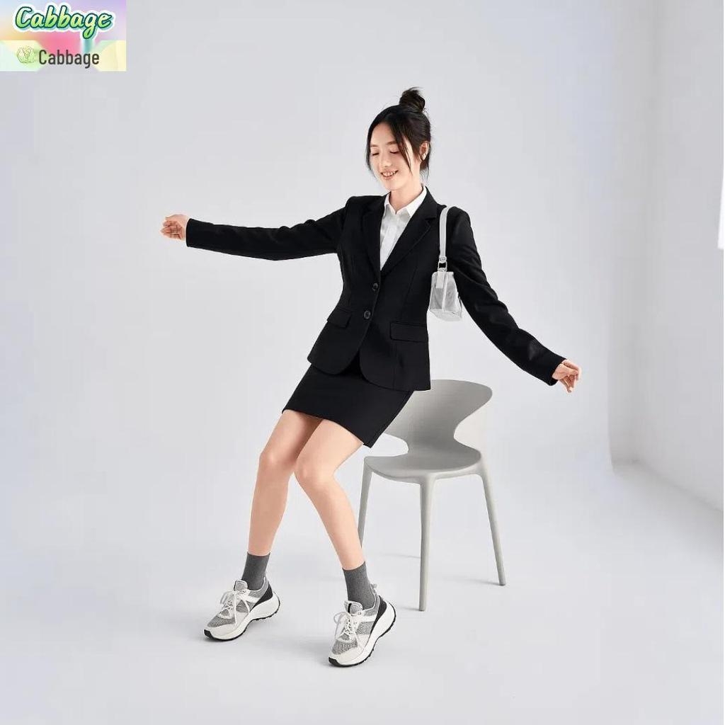 Spring Autumn Slim Fit Professional Suit Set for College Interviews and Formal Wear