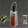 PVC Wine Bottle Freezer Bag Insulated Red Wine Handbag Gel Ice Carrier Holder  Picnic