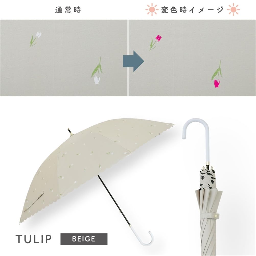 ogawa Долговечный Для Солнечных и Дождливых УФ Обесцвечивание Рука 8 Цветной Уровень УФ-защиты Уровень Затенения От Перегрева Вода 57285 Зонт, Зонтик, Дни, Принт,