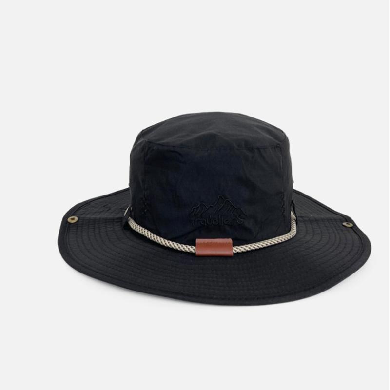 Панама Мужская Женская Солнцезащитная Шляпа для Рыбалки Уличная Летняя Дышащая Кепка Рыбака для Пеших Прогулок, Альпинизма, Кемпинга, Защита от УФ-лучей, Ветрозащитная