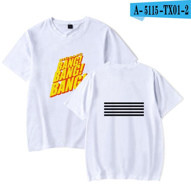BIGBANG MADE World Tour T Shirt Bang Bang Bang G Dragon Same Tshirt Unisex Women Summer Short Sleeve Tee Tops Kpop Fashion Clothes