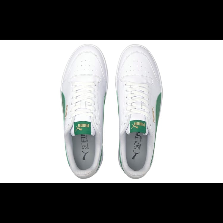 Puma Унисекс низкие кроссовки Shuffle Бело-зеленые 309668-13