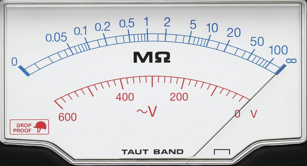 HIOKI Insulation Resistance Meter Analog Megohm with Switched Lead Set Accessories JIS Certified Made in Japan Rated 3 Ranges DC 25V 50V 125V Megger