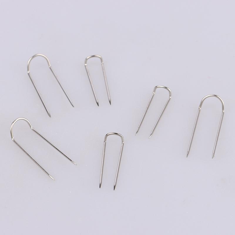 50 шт. металлических булавок, серебряных U-образных булавок для демонстрации ювелирных изделий, одеяла, аппликации, портнихи