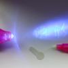 Невидимая флуоресцентная ручка со светодиодной подсветкой фиолетового света, электронный ультрафиолетовый маркер
