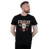 Футболка с надписью «Пятница 13-е, День страха для мужчин»