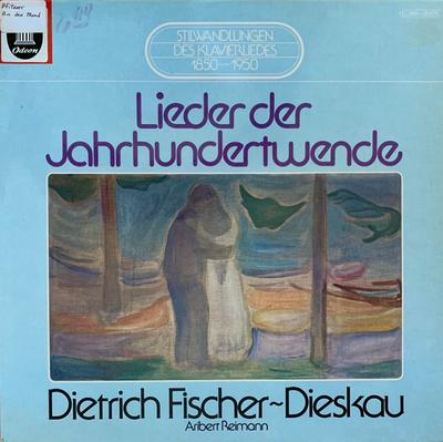 LP Пластинка ДИТРИХ ФИШЕР-ДИСКАУ, АРИБЕРТ Р - Песни конца века C06502675 Его Мастер Голос 1975 Германия Классика Б/У