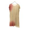JURGEN LEHL Linen Blend No Sleeve Tunic M Beige X Red Series Women Used