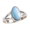 Кольцо в подарок из чистого серебра 925 пробы с ларимаром Natural Republic S.9 T3Z21